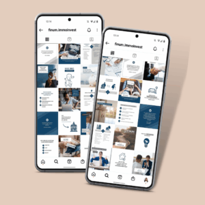 Instagram Posts für einen Immobilienberater